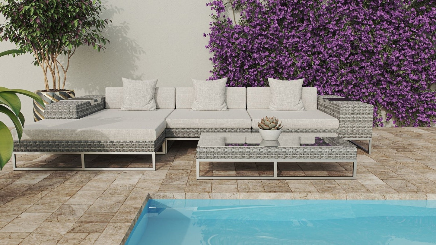 Lyes Garten-Lounge-Set A18