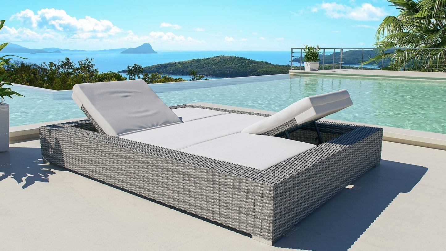 Hypnos Technorattan Gartenliege M108