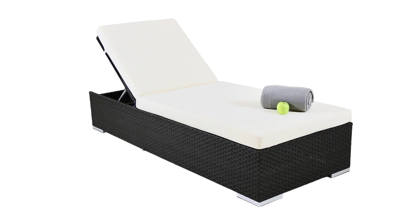 Culie Polyrattan Gartenliege L218