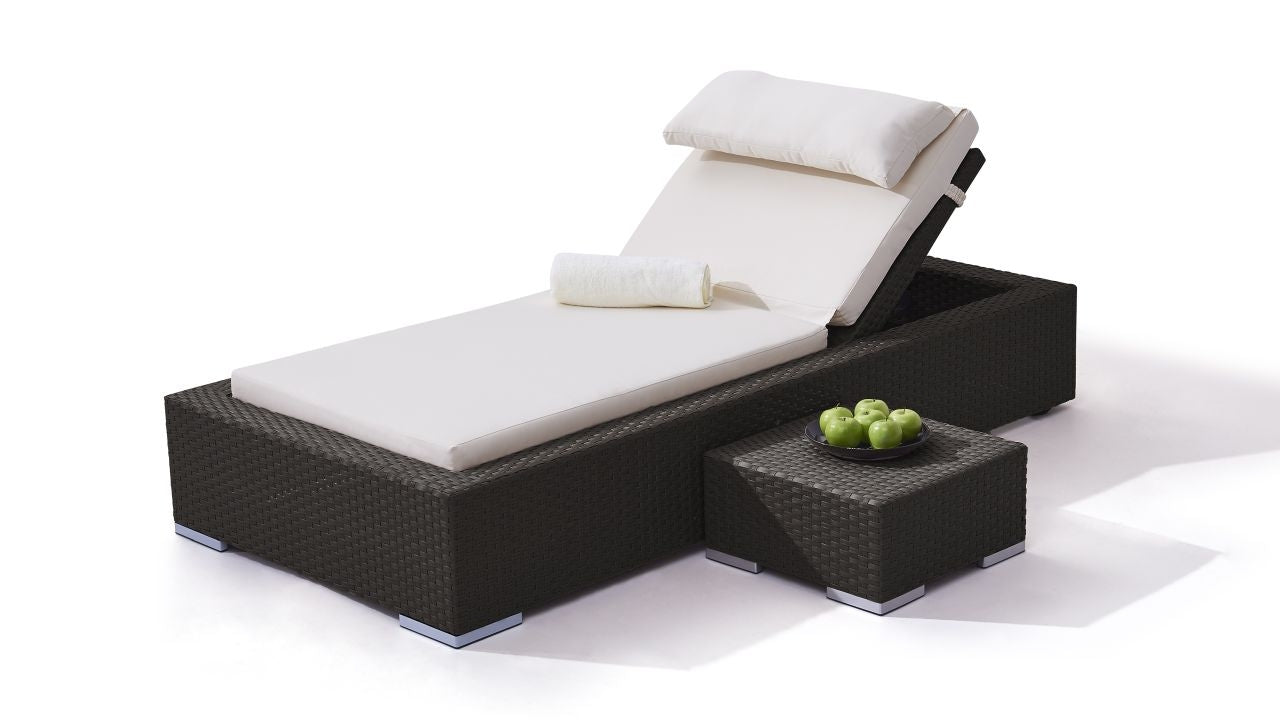 Snoop Technorattan Gartenliege L172