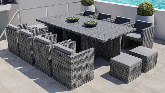 Brooklyn XL Garten-Esstischgruppe z131