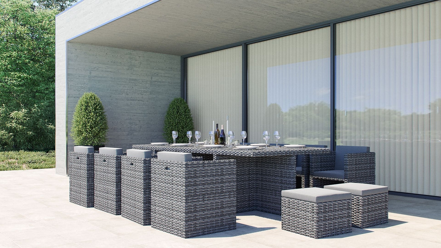 Conjunto de comedor para jardín Brooklyn XL L13
