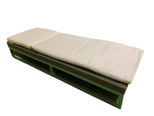 Gartenliege aus Polyrattan Sami L166