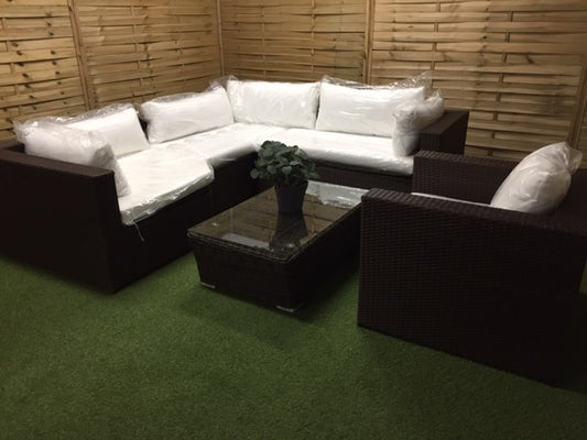 Limia (marrón) conjunto de salón de jardín Z58