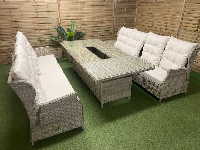 Bariyo Firepit Gartenloungeset A144